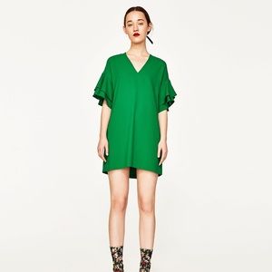 Zara Green Dress
